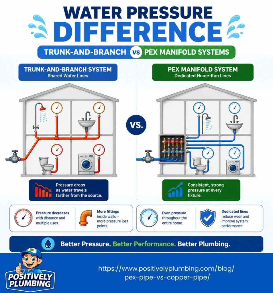 PEX vs. Copper Pipe: Which Is Right for Your Home? 3 pex vs copper pipe water pressure